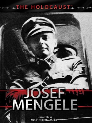 cover image of Josef Mengele